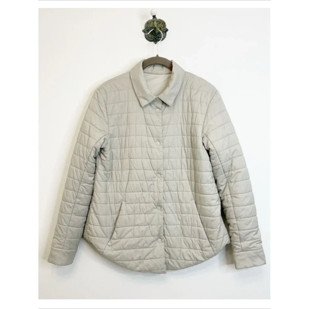 Lululemon Switch Please Shacket Jacket Silverstone Glyde PrimaLoft Womens Size 4